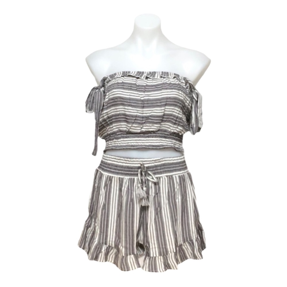 Salty Lemon 2Pc Swimsuit Cover-Up